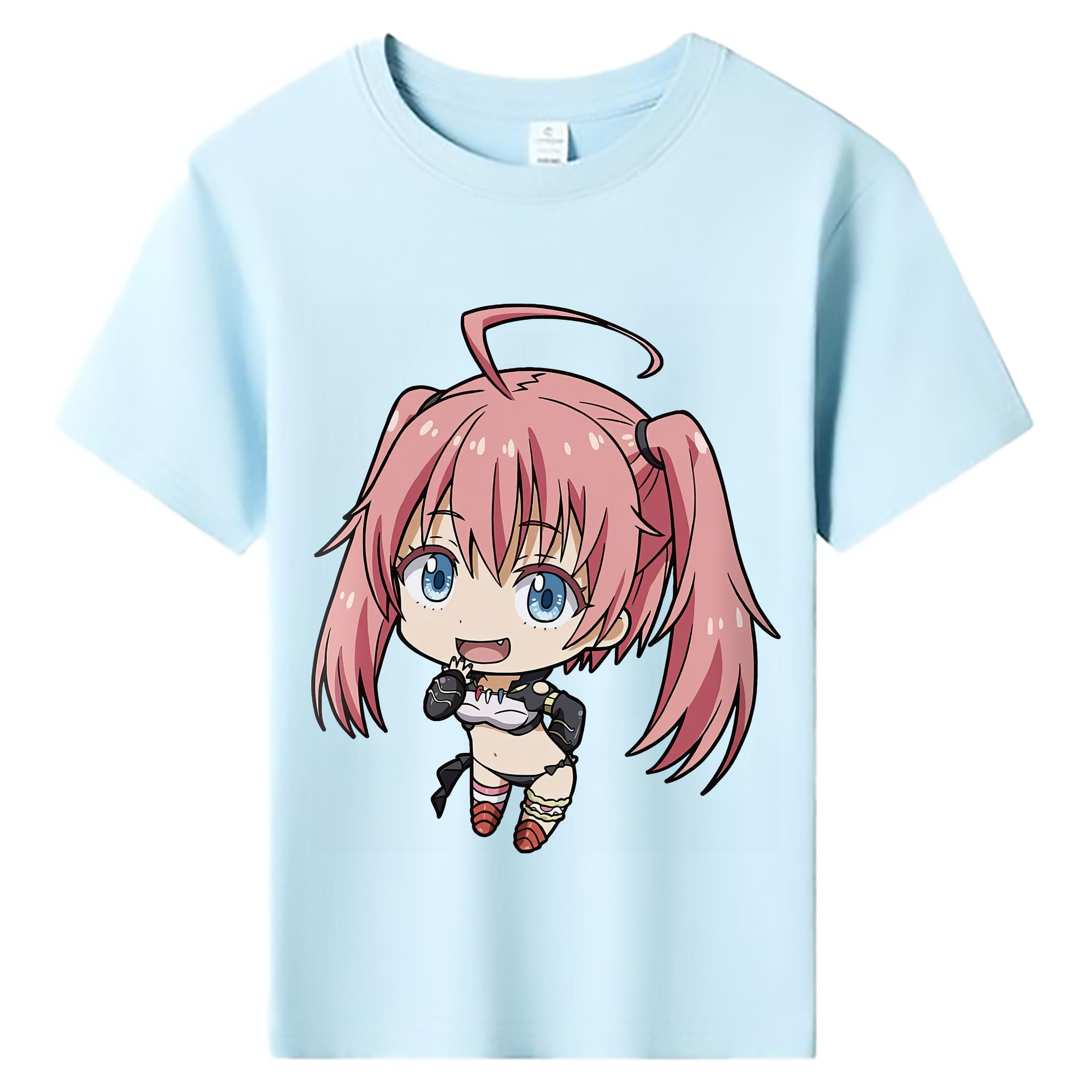 （画像用） 転スラ Regarding Reincarnated to Slime 綿100％キッズTシャツ（フロントプリント）